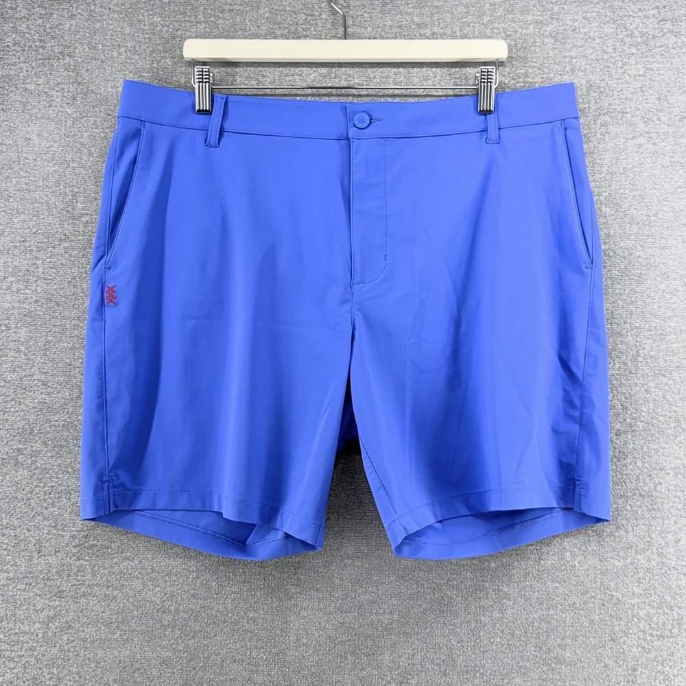 Rhone Resort Golf Performance Chino Shorts Men Size 38x8 Blue Nylon